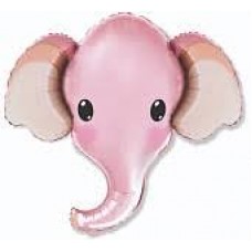 Ziloņa galva, Rozā, (65 cm)