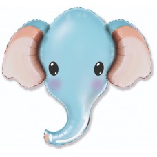 Голова слона, Голубая, (65 см)