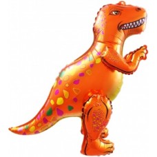 Dinozaurs Allozaurs, Oranžs, Staigājošs, ( 64 cm)