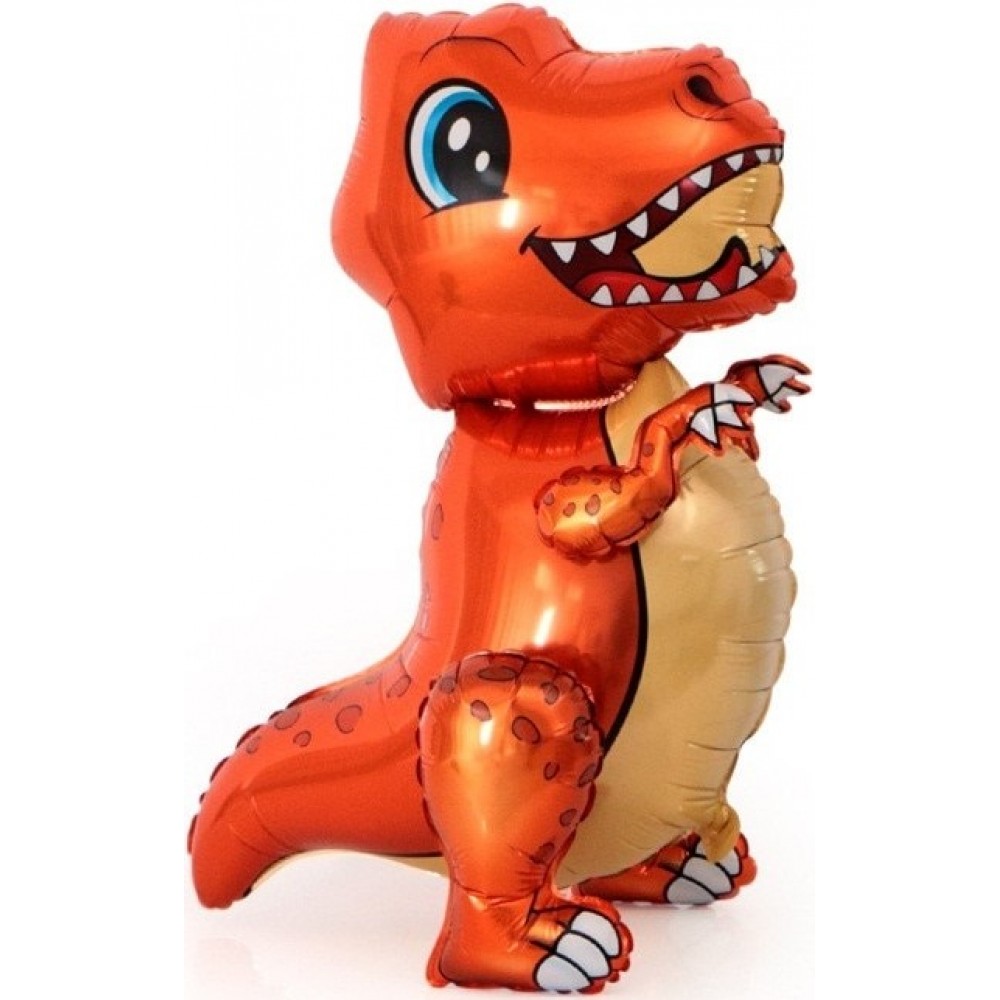 Mazais Dinozaurs, Oranžs, Staigājošs, (76 cm)