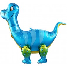 Брахиозавр, Синий, Ходячий, (64 см)
