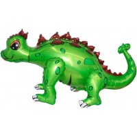 Dinozaurs Ankylosaurus, Zaļš, Staigājošs, (74 cm)