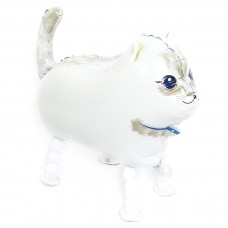 Kaķis, Balts, Staigājošs, (61 cm)