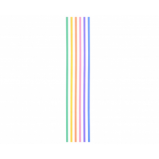 Sveces, Daudzkrāsainas, Plānas, 24 gb, (17 cm)