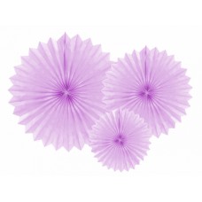 Dekoratīvās rozetes, Violetas, 3 gb, (20-40 cm)