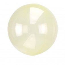 Caurspīdīgs balons, Dzeltens, (40 cm)