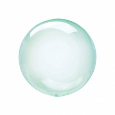 Caurspīdīga balons, Zaļš, (40 cm)