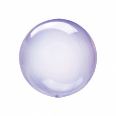 Прозрачный шар, Фиолетовый, (40 см)