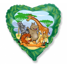 Сердце, Животные джунглей, (46 см)