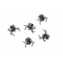 Пластиковые пауки, Чёрные, 10 шт. (3х3 см)