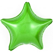 Zvaigzne, Zaļa, Hologrāfija, (43 cm)