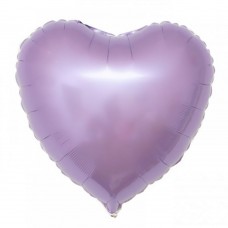 Сердце, Нежно фиолетовое, (46 см)