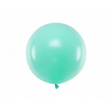 Lateksa balons, Piparmētra, Pastel Light Mint, (60 cm)