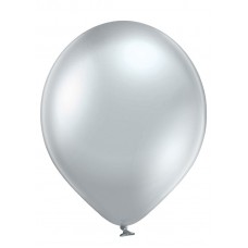 Lateksa balons, Glossy Silver, (30 cm)