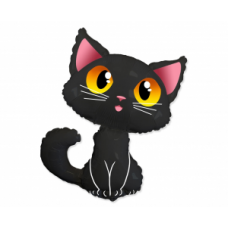 Чёрный кот, (60 см)