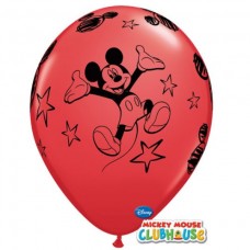 Lateksa balons ar zīmejumu, Mickey Mouse, (30 cm)