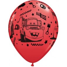 Lateksa balons ar zīmejumu, Cars, Mater, (30 сm)