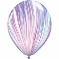 Lateksa balons ar zīmejumu, Violets (30 cm)