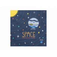 Салфетки, Космос, Синий, 20 шт. (33 x 33 cm)