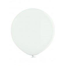 Lateksa balons, Pastel White, (60 cm)
