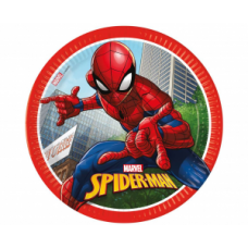 Šķīviši, SpiderMan, 8 gb., (23 cm)