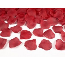 Dekoratīvās rožu ziedlapiņas, 100 gb, Sarkans, (5 cm)