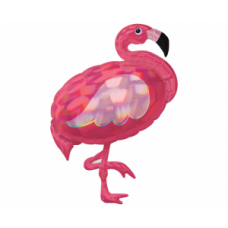 Фламинго, Розовый, Перламутровый, (71 см)