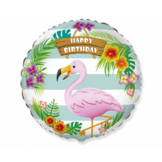 Aplis, Happy Birthday, Flamingo, (46 cm)