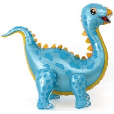 Динозавр, Ходячий, Голубой, (99 см)