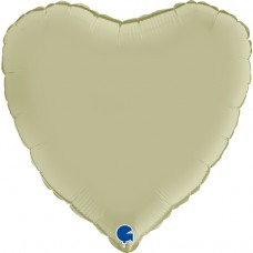 Сердце, Киви сатин, (46 см)