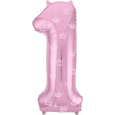 Cipars 1, Gaiši rozā ar kroņiem, (102 cm)