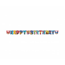 Гирлянда, Happy Birthday, Супер Марио, (190x15 см)