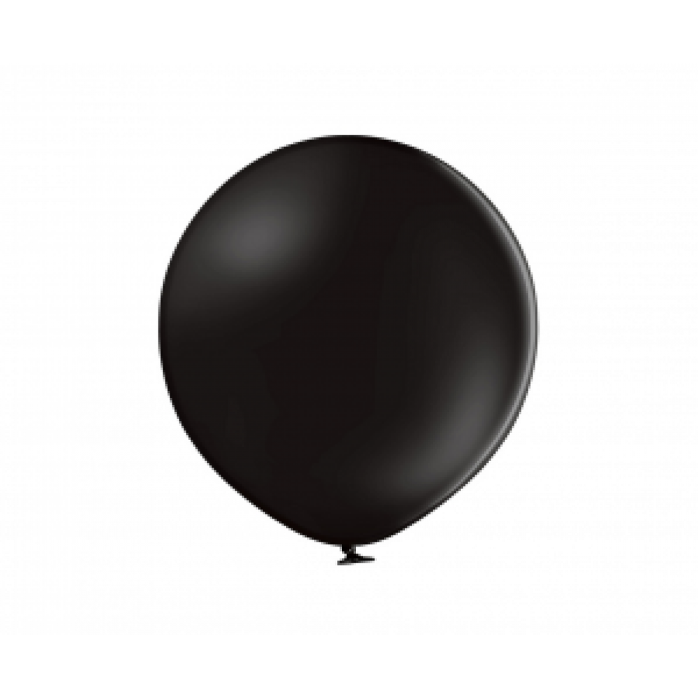 Lateksa balons, Pastel Black, (60 cm)