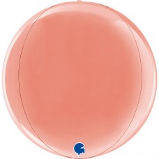 Сфера, Розовое-золото, (29 см)