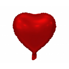 Сердце, Красный, Матовый, (37 см)