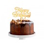 Топпер для торта, Happy Birthday, (15см)