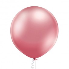 Lateksa balons, Glossy Pink, (60 cm)