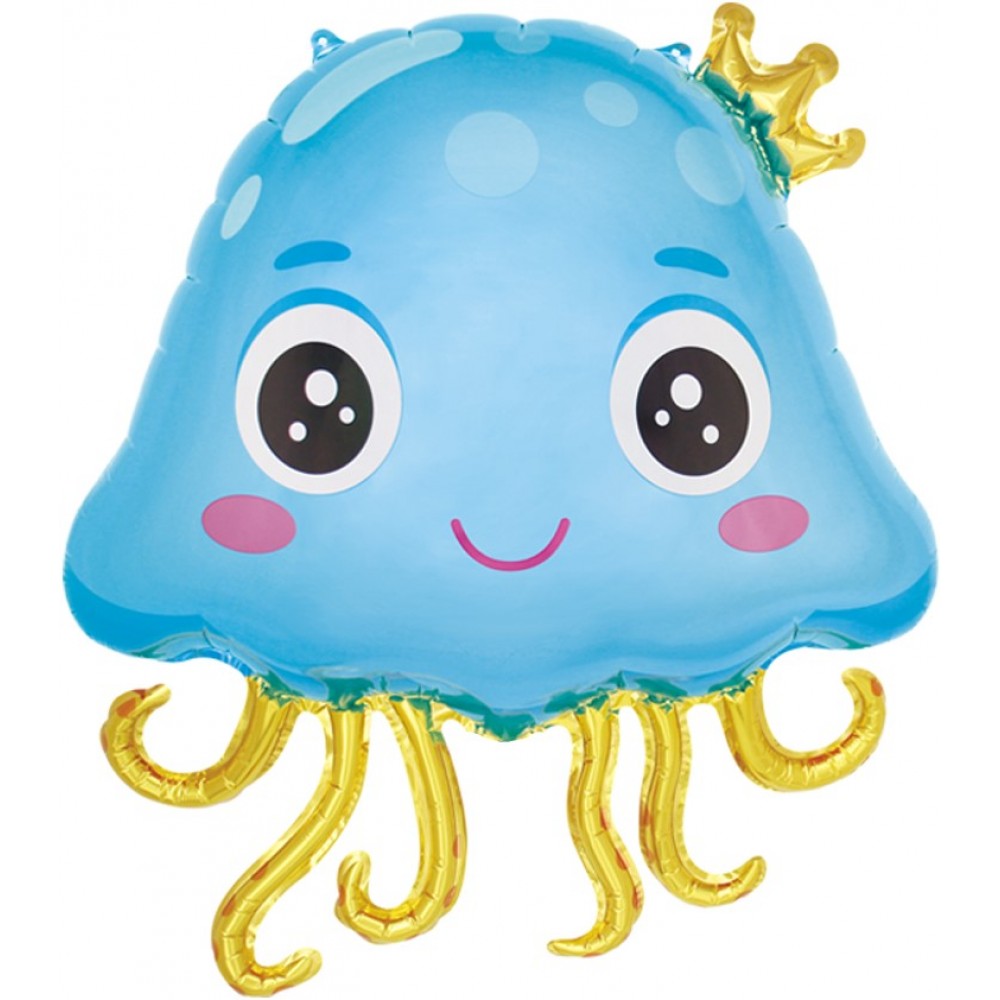 Astoņkājis ar kroni, Zils, (61 cm)