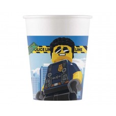 Glāzes, Lego City, 8 gb (200 ml)