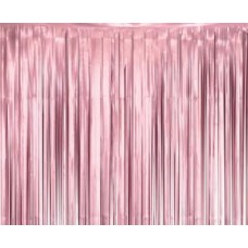 Декоративная штора, Розовый матовый, (100x200 см)