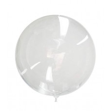 Caurspīdīgs balons, (60 cm)