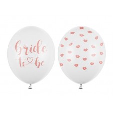 Lateksa balons ar zīmejumu, Topošā līgava, miks, (30 cm)