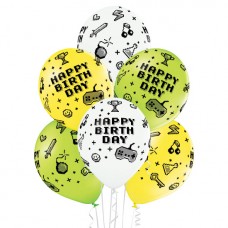 Lateksa balons ar zīmejumu, Spele, (30 cm)