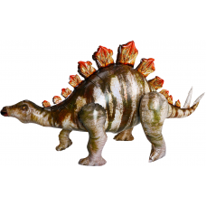 Dinozaurs Stegozaurs, Bruns, Staigājošs, (132 cm)