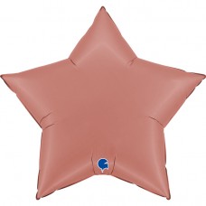 Zvaigzne, Rozā zelts, Satīns, (91 cm)