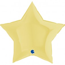 Звезда, Светло-жёлтый, Макарунс, (46 см)