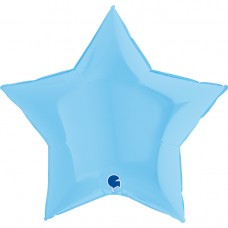 Zvaigzne, Gaiši zils, Makaruns, (46 cm)