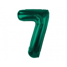 Цифра 7, Тёмно-зелёная, (85 см)