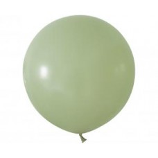 Латексные шар, Пастель, серо-зелёный, (60 см)