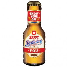 Бутылка пива, С днём рождения, (91 см)